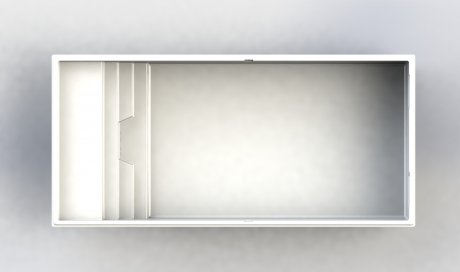 Roanne Piscines - Coque polyester - Modèle Tahaa 8.50 x 3.85 m - Fond plat 1.50 m